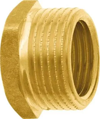 Produktbild von GEKA Reduzierstück Messing Innengewinde G19 mm (3/4) x AG G25 mm (1")"