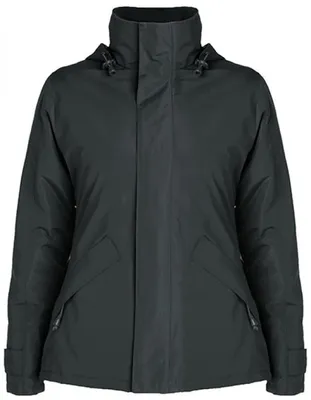 Produktbild von Roly PK5078 | Damen Europa Jacket, Außenseite: 100% Polyester, Wasserdicht - Farbe: Dark Lead 46 - Größe: L