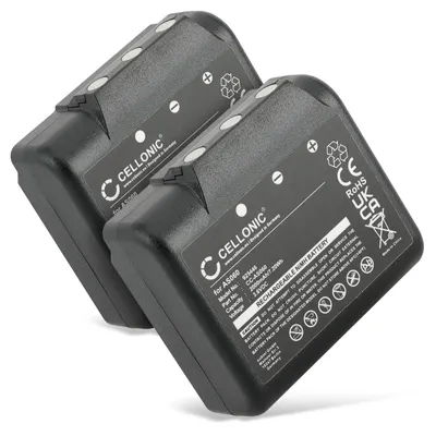 Image de CELLONIC 2x Batterie pour Télécommande Compatible avec IMET BE3600, BE5500, M550 Ares, AS060 - (2000mAh, 3.6V)