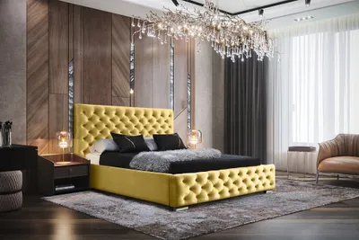Produktbild von Furmeb24 - CHESTER II 180 x 200 cm - Chesterfield , Boxspringbett mit Bettkasten und Holzrahmen Polsterbett , Doppelbett mit h¶her Kopsttze - Ohne Matraze - (Kronos 11)