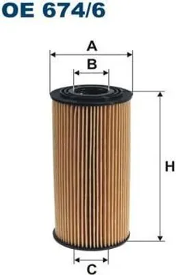 Zdjęcie produktu dla Filtr oleju FILTRON OE 674/6