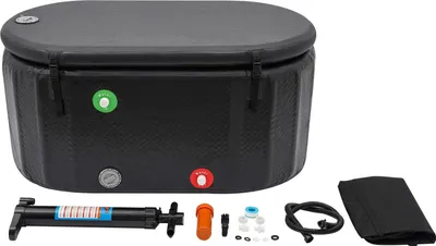 Image de Bain de glace pour sportifs - Baignoire gonflable - 275 l (72,65 gal) - Avec couvercle - Pompe à air incluse - −5 à 40 °C