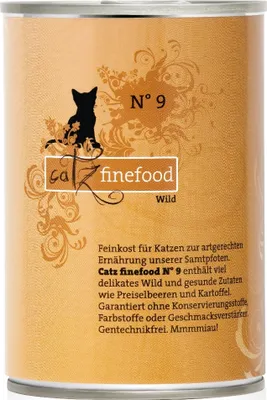 Produktbild von Pets Nature Catz finefood 6x400g | No. 9 Wild