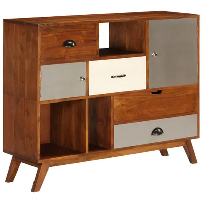 Image de vidaXL Sideboard 115x35x86 cm bois massif acacia