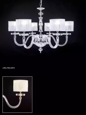 Immagine prodotto di Lampada da soffitto lampadario da soffitto lampadario in vetro bianco lampade stile antico