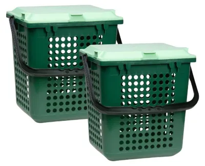Produktbild von Biomat – Airbox mit Löchern – Abfalleimer – 10 Liter
