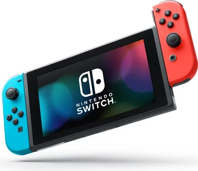 Produktbild von Nintendo Switch, Farbe: Neon-Rot/Neon-Blau, Speicher: 32 GB