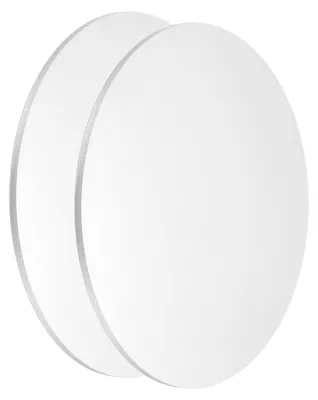 2 Aluminiumplatten rund, 100 mm, 1 mm, 5052
