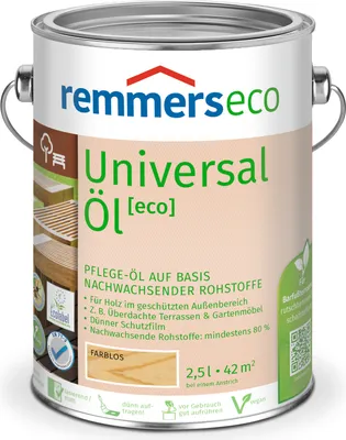 Produktbild von Remmers Universal-Öl [eco] farblos 2,5 l, Holzpflegeöl