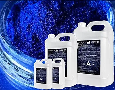 2K-700 Epoxidharz mit Pigment 7,5 kg + 100 g Blau