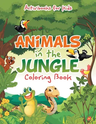 Produktbild von Animals in the Jungle Coloring Book