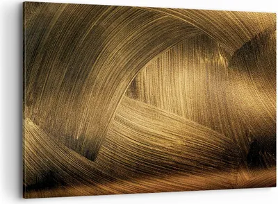 Produktbild von Bild auf Leinwand - Leinwandbild - Einteilig - Abstraktion Gold Textur - 120x80cm - Wand Bild - Wanddeko - Wandbilder - Leinwanddruck - Bilder - Wanddekoration - Leinwand bilder - AA120x80-4477