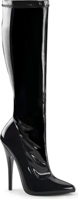 Produktbild von DOMINA-2000 Damen Boots von Devious, Schwarz Lack , EU 42, US 12