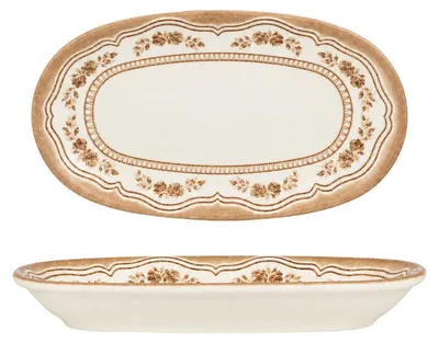 Imagen del producto de Rinart, plato hondo para servir - Salda - Porcelana - 19x11 cm