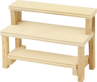 Produktbild von FADEDA Marktstand klein  / Höhe:7 cm / handbemalt / detailgetreue Krippen Figuren - Weihnachten Tisch Dekoration Krippe Zubehör