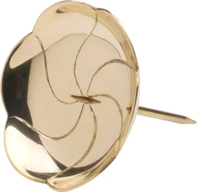 Produktbild von 4 x Kranzteller Lotos Ø8cm Messing Gold Untersetzer Advent Kranzteller rund 3662