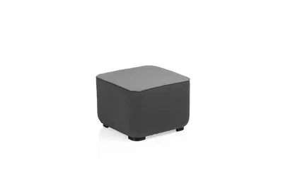 Produktbild von KETTLER Ego Universal Hocker Lounge 60x60x34 cm sooty/flanelle Aluminium/Sunbrella®