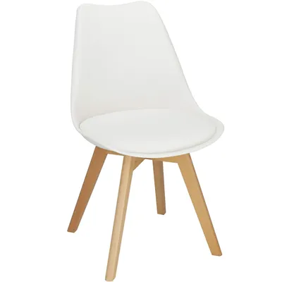 Image de Springos® Chaise de cuisine Chaise de salle à manger avec pieds en bois design rétro