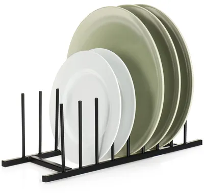 Imagen del producto de Escurreplatos para 6 platos, de metal, compacto, accesorio de cocina