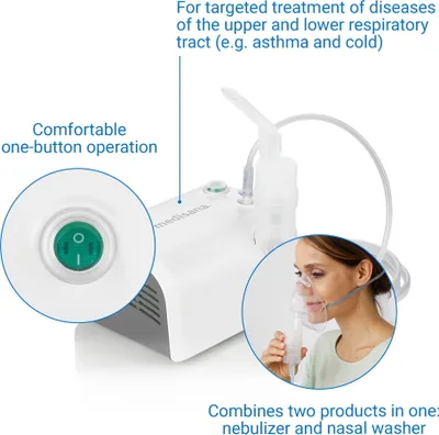 Produktbild von Medisana Ultraschall-Inhalationsgerät IN 520 mit Nasenspülung