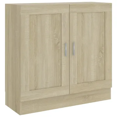 Produktbild von vidaXL Bücherschrank Sonoma-Eiche 82,5x30,5x80 cm Holzwerkstoff