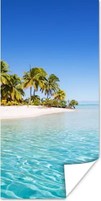 Produktbild von MuchoWow® Poster Meer - Tropisch - Sommer 60x120 cm - Wandschmuck