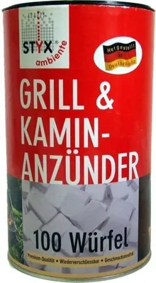 Produktbild von Schmalfuss Styx Grillanzünder Paraffin Würfel Inhalt 100 Stück