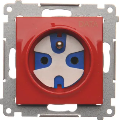 Zdjęcie produktu dla Kontakt-Simon DGD1.01/22, Czerwony, Plastik, IP20, 250 V, 75 mm, 38 mm
