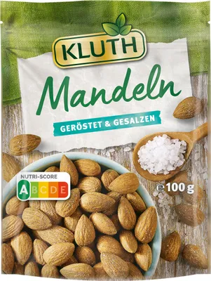 Immagine prodotto di Kluth Mandorle tostate e salate snack di 100g