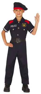 Obrázok produktu pre Kostým policajta pre chlapcov, veľkosť:128/134