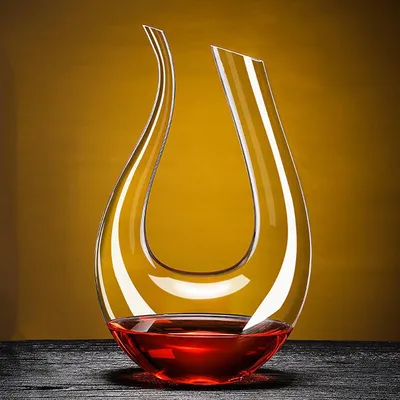 Weinkaraffe aus Kristallglas mit Belüfter, 1,5 l