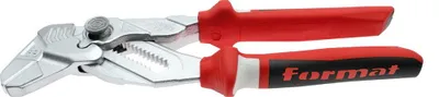 Produktbild von FORMAT Zangenschlüssel 250mm verchromt mit 2-Komponentenhülle