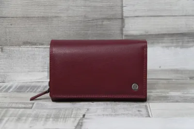 Zdjęcie produktu dla Greenburry Gąbczasty portfel skórzany 15,5 cm