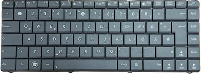 Obrázok produktu pre Klávesnica GERMAN Black kompatibilná s Asus N43SL-V2G-VX177V