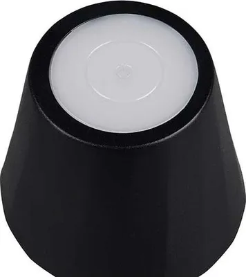Image de Lampe de table d'extérieur LED, métal, noir, variateur tactile, H 21 cm