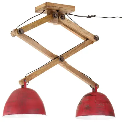 Immagine prodotto di vidaXL Plafoniera 25 W rosso 29x18x85 cm E27