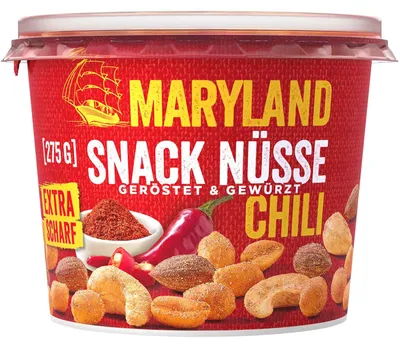 Produktbild von MARYLAND KH90384, Snack mixes, Mandel, Cashew, Erdnuss, 275 g, Mandel, Cashewnuss, Erdnüsse, 1 Stück(e)