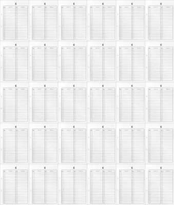 Image de Bloc-notes Biurfol, format A4, pour dossiers personnels, 30 feuilles