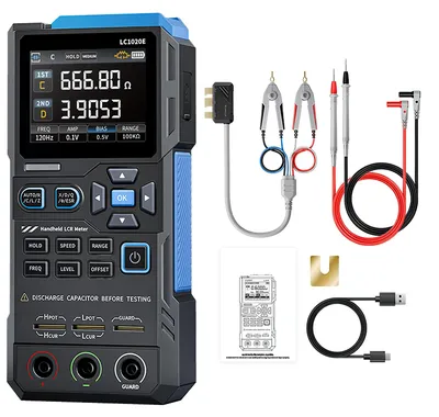 LCR-Messgerät, digitale Brücke, 100 Hz – 100 kHz, ESR-Tester