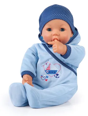 Immagine prodotto di Bambola funzionale Hello Baby, bambino, blu 46 cm