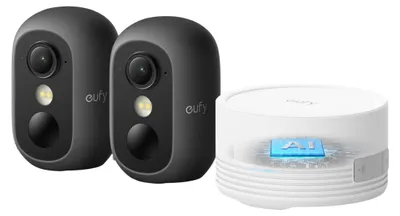 Produktbild von eufy Security eufyCam C35 Black 2-Kamera-Set Black