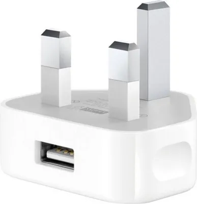 Produktbild von 5V / 1A UK Plug USB-Ladegerät (Weiß)
