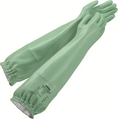 Immagine prodotto di uvex rubiflex S NB60SZ guanto di sicurezza chimica verde 10