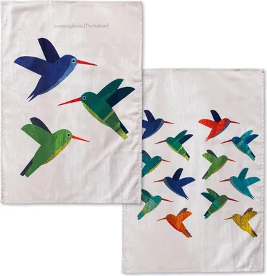 Immagine prodotto di Strofinaccio Colibrì (2 pezzi) 70x50 cm