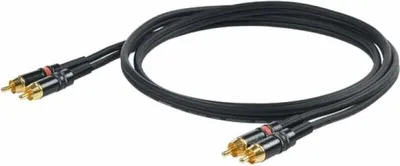 Zdjęcie produktu dla Proel CHLP250LU3, 2 x RCA, Męska, 2 x RCA, Męska, 3 m, Czarny