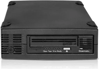 Produktbild von Quantum LTO-4 Half Height Model C, LTO, 2:1, Serial Attached SCSI (SAS), Schwarz, 250000 h, 800 GB