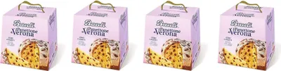 Produktbild von 4x Bauli Panettone di Verona ohne kandierte Früchte mit Rosinen und Mandeln 1kg