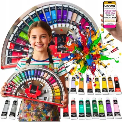 Produktbild von Acryltfarben Set 30 Stück Künstlerbedarf Hochpigmentiert