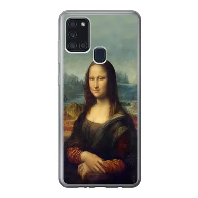 Produktbild von MuchoWow® Handyhülle Schutzhülle Hülle für Samsung Galaxy A21s Mona Lisa - Da Vinci - Gemälde Silikon Softcase Handy Hülle - Hartschale