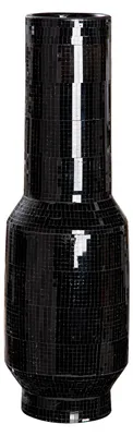 Produktbild von GILDE Bodenvase Black Disco schwarz H. 51 cm, 34460